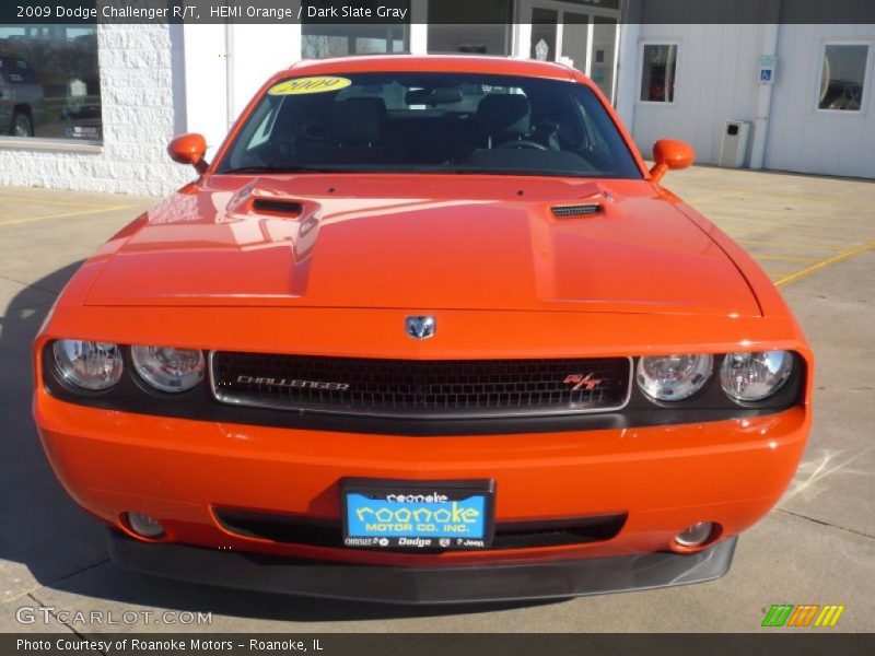 HEMI Orange / Dark Slate Gray 2009 Dodge Challenger R/T