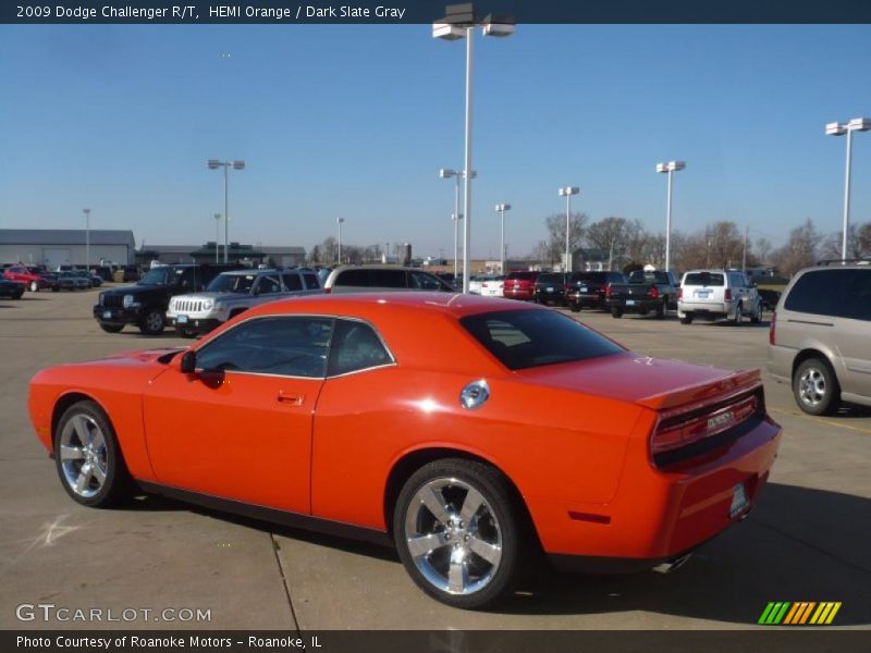 HEMI Orange / Dark Slate Gray 2009 Dodge Challenger R/T