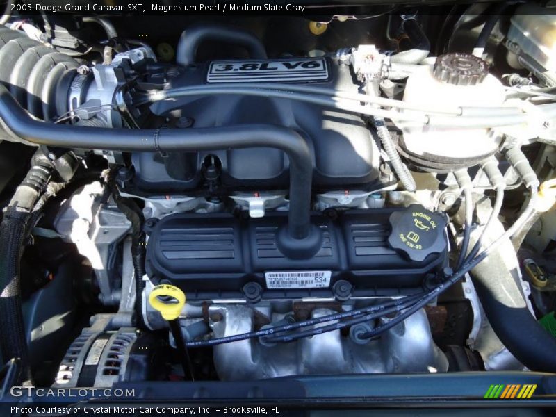 Magnesium Pearl / Medium Slate Gray 2005 Dodge Grand Caravan SXT