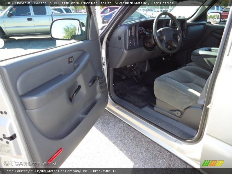 Silver Birch Metallic / Dark Charcoal 2007 Chevrolet Silverado 1500 Classic Work Truck Regular Cab