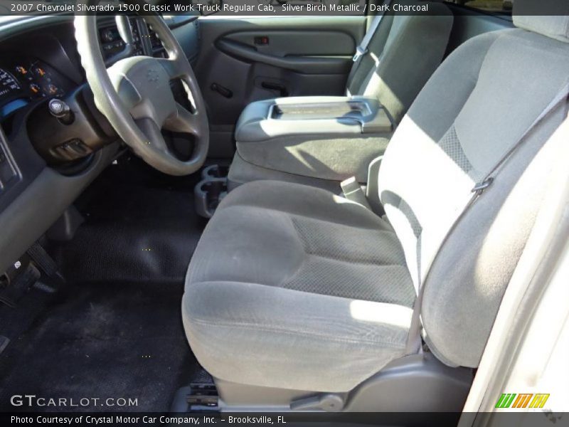 Silver Birch Metallic / Dark Charcoal 2007 Chevrolet Silverado 1500 Classic Work Truck Regular Cab