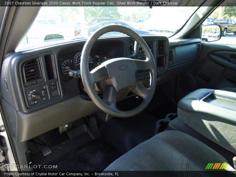 Silver Birch Metallic / Dark Charcoal 2007 Chevrolet Silverado 1500 Classic Work Truck Regular Cab