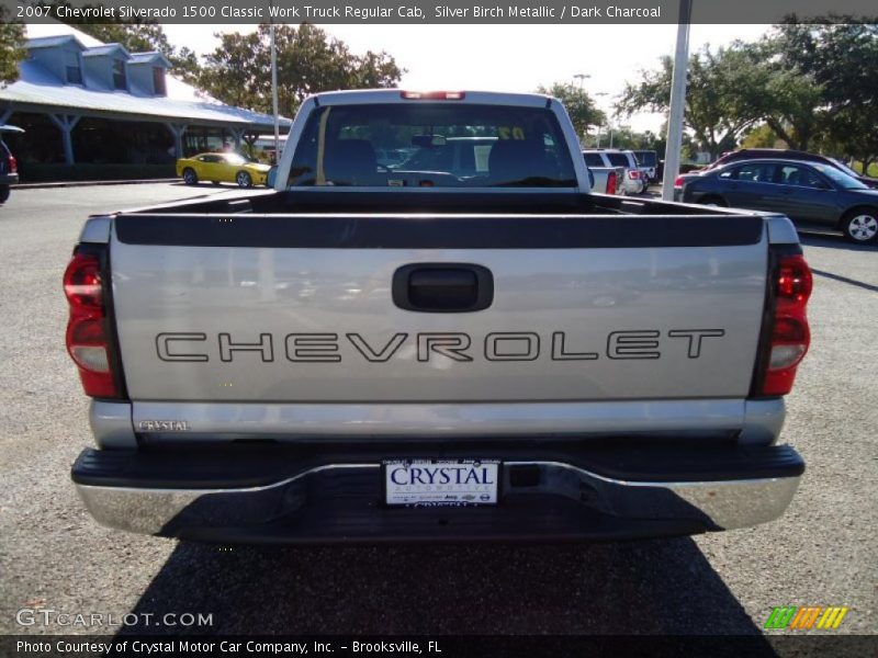 Silver Birch Metallic / Dark Charcoal 2007 Chevrolet Silverado 1500 Classic Work Truck Regular Cab