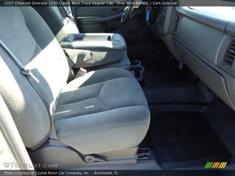 Silver Birch Metallic / Dark Charcoal 2007 Chevrolet Silverado 1500 Classic Work Truck Regular Cab