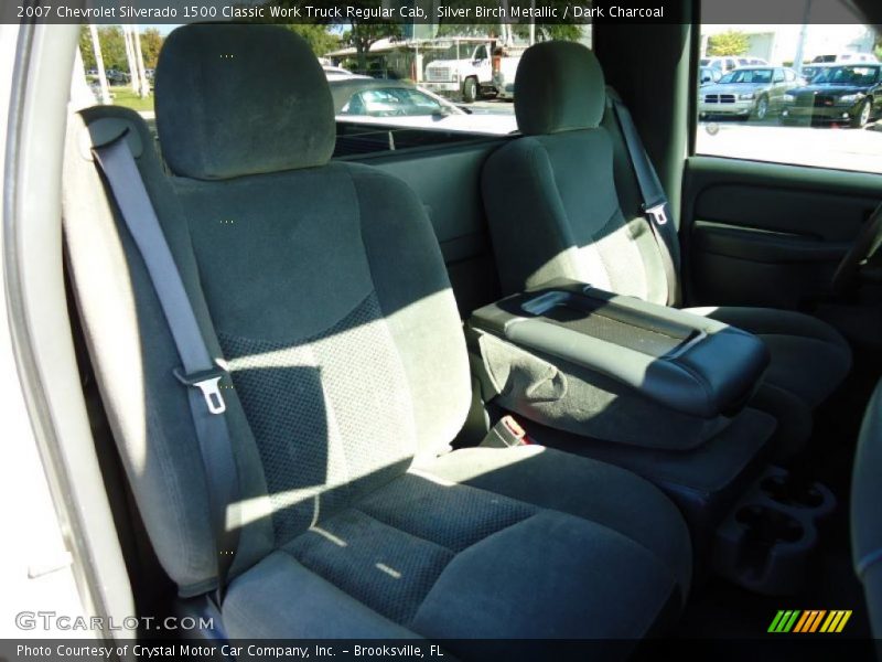 Silver Birch Metallic / Dark Charcoal 2007 Chevrolet Silverado 1500 Classic Work Truck Regular Cab