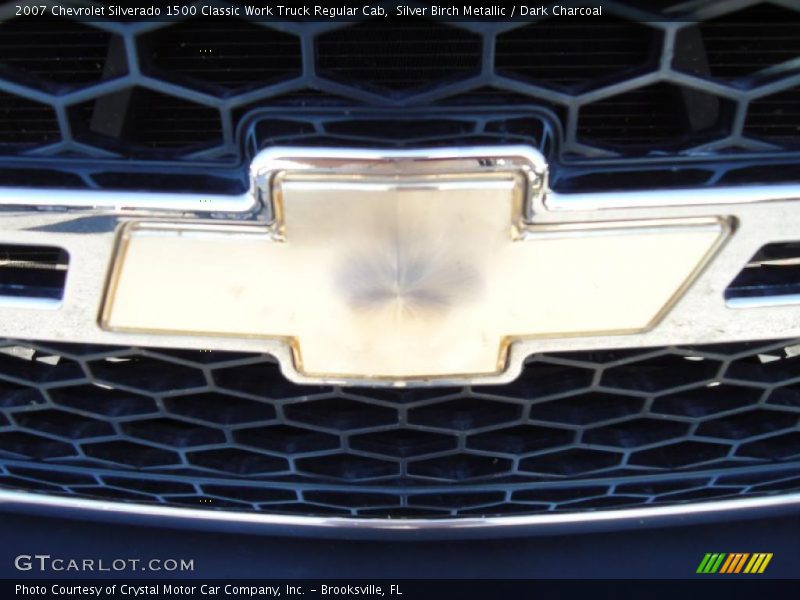 Silver Birch Metallic / Dark Charcoal 2007 Chevrolet Silverado 1500 Classic Work Truck Regular Cab