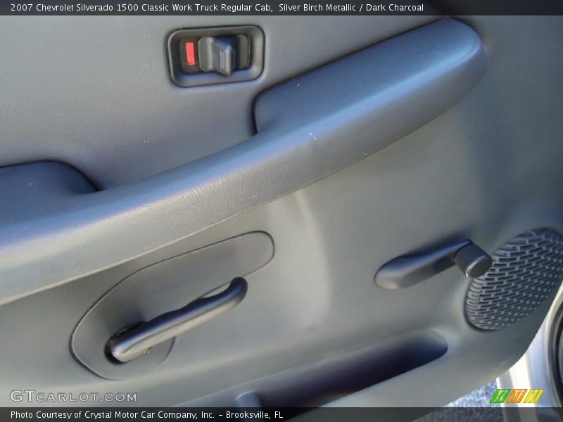 Silver Birch Metallic / Dark Charcoal 2007 Chevrolet Silverado 1500 Classic Work Truck Regular Cab