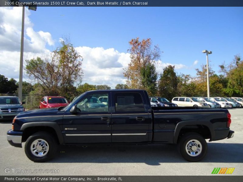 Dark Blue Metallic / Dark Charcoal 2006 Chevrolet Silverado 1500 LT Crew Cab