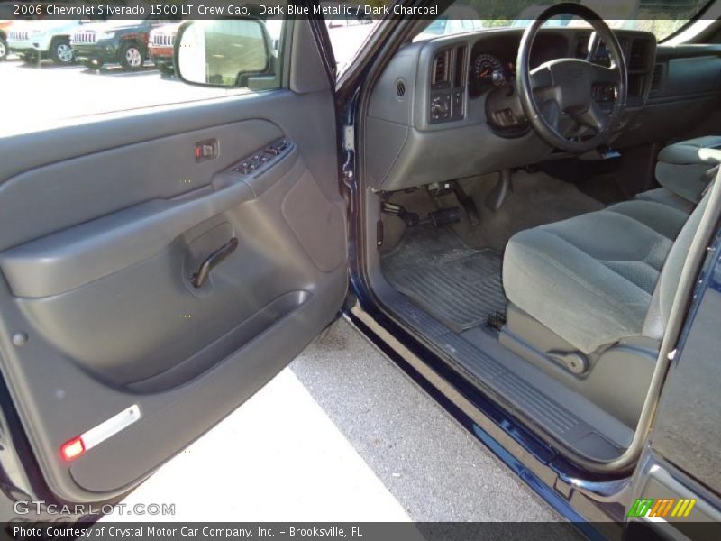 Dark Blue Metallic / Dark Charcoal 2006 Chevrolet Silverado 1500 LT Crew Cab