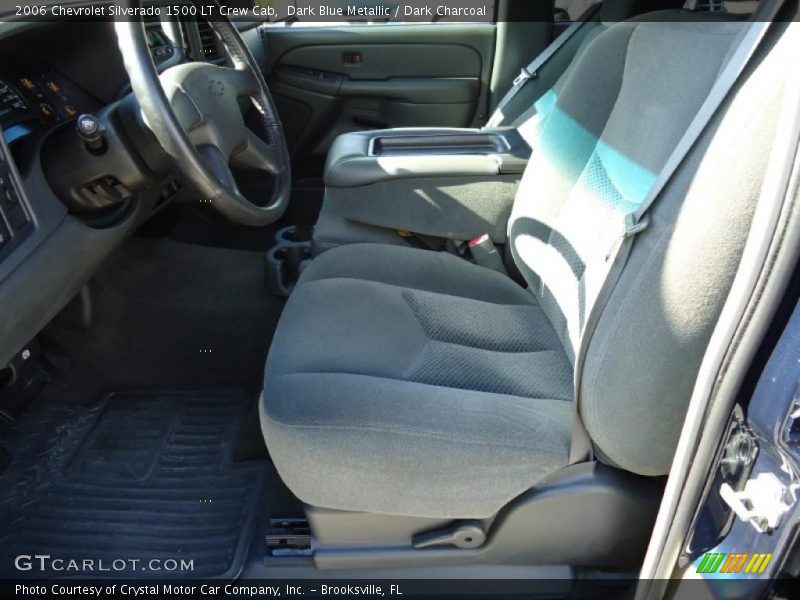 Dark Blue Metallic / Dark Charcoal 2006 Chevrolet Silverado 1500 LT Crew Cab