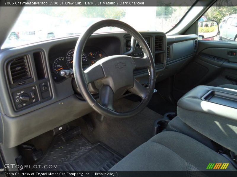 Dark Blue Metallic / Dark Charcoal 2006 Chevrolet Silverado 1500 LT Crew Cab