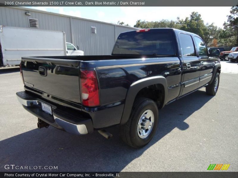 Dark Blue Metallic / Dark Charcoal 2006 Chevrolet Silverado 1500 LT Crew Cab