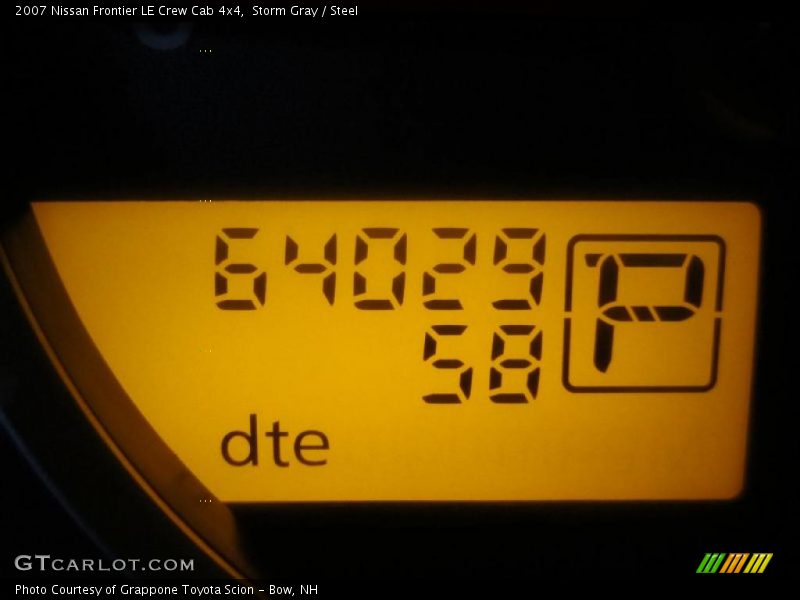 Storm Gray / Steel 2007 Nissan Frontier LE Crew Cab 4x4