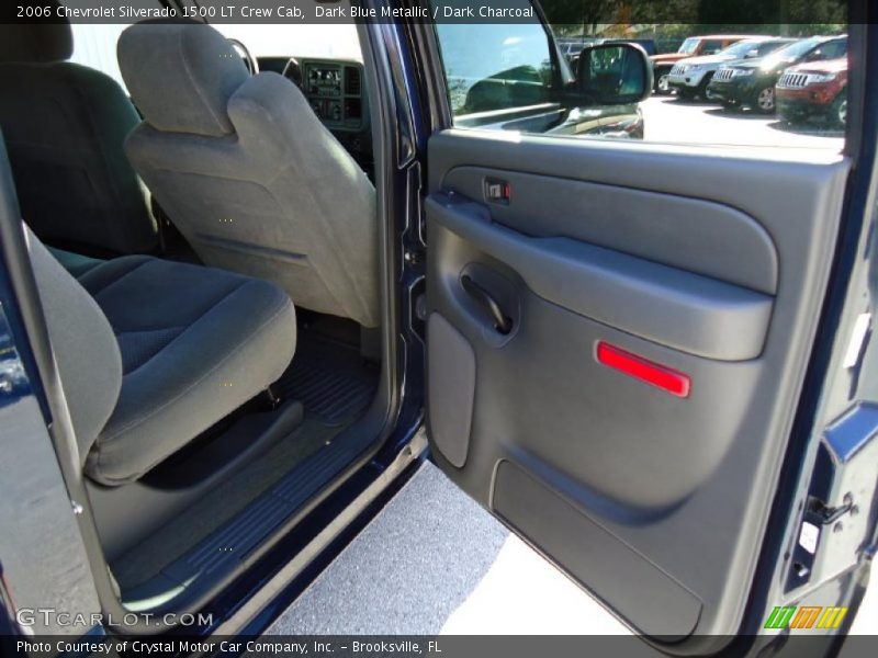 Dark Blue Metallic / Dark Charcoal 2006 Chevrolet Silverado 1500 LT Crew Cab