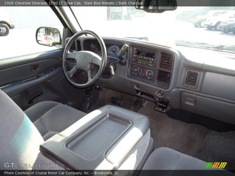 Dark Blue Metallic / Dark Charcoal 2006 Chevrolet Silverado 1500 LT Crew Cab
