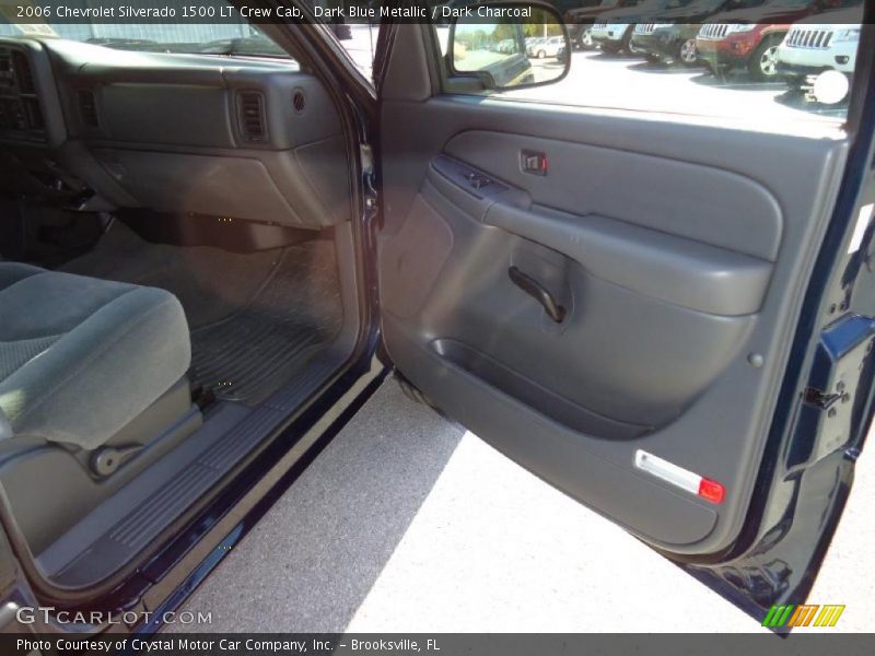 Dark Blue Metallic / Dark Charcoal 2006 Chevrolet Silverado 1500 LT Crew Cab