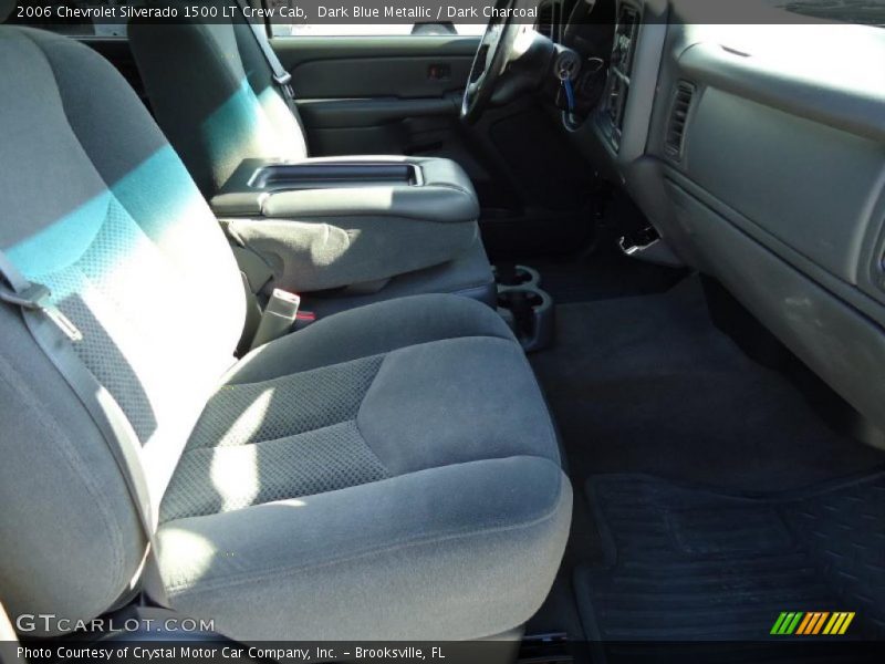 Dark Blue Metallic / Dark Charcoal 2006 Chevrolet Silverado 1500 LT Crew Cab