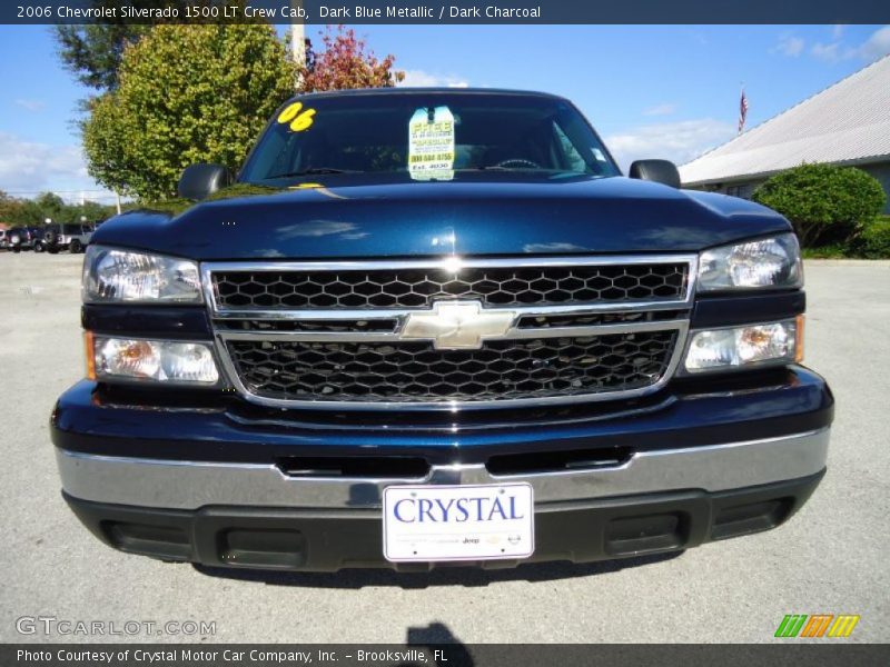 Dark Blue Metallic / Dark Charcoal 2006 Chevrolet Silverado 1500 LT Crew Cab