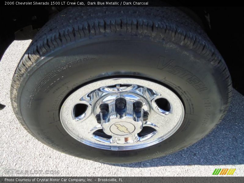 Dark Blue Metallic / Dark Charcoal 2006 Chevrolet Silverado 1500 LT Crew Cab