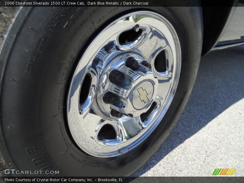 Dark Blue Metallic / Dark Charcoal 2006 Chevrolet Silverado 1500 LT Crew Cab