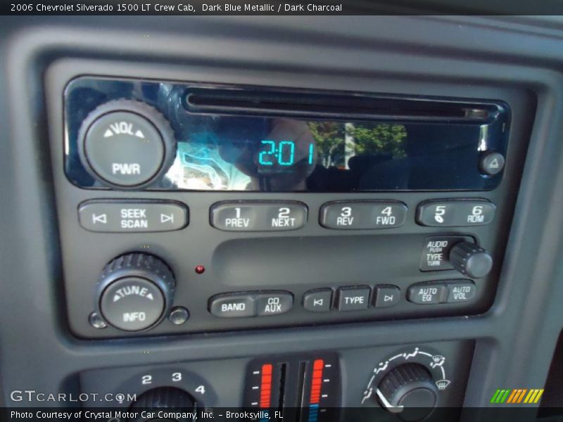 Dark Blue Metallic / Dark Charcoal 2006 Chevrolet Silverado 1500 LT Crew Cab