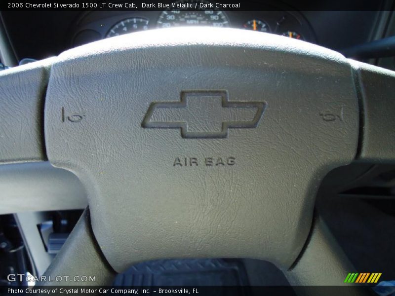 Dark Blue Metallic / Dark Charcoal 2006 Chevrolet Silverado 1500 LT Crew Cab
