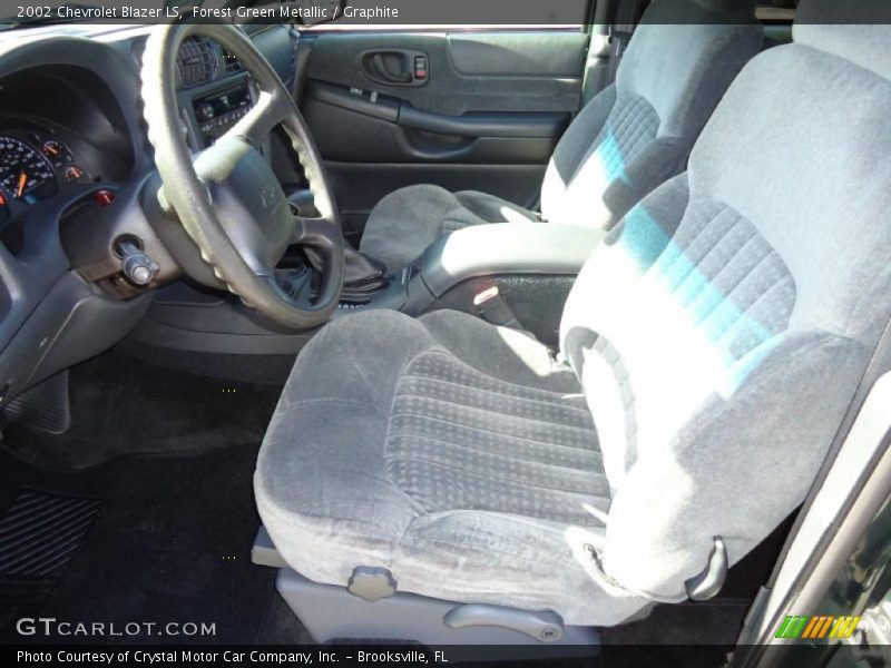Forest Green Metallic / Graphite 2002 Chevrolet Blazer LS
