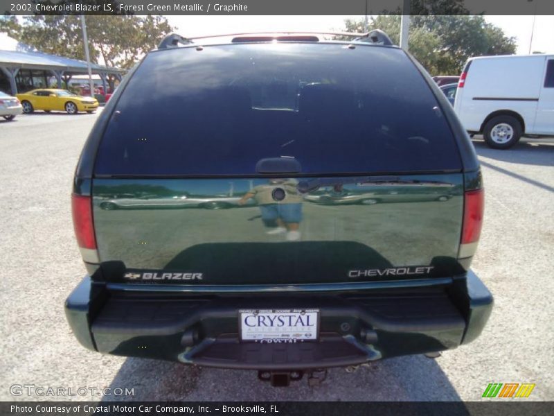 Forest Green Metallic / Graphite 2002 Chevrolet Blazer LS