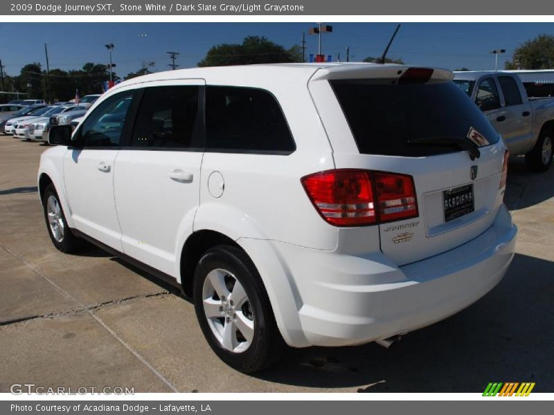 Stone White / Dark Slate Gray/Light Graystone 2009 Dodge Journey SXT