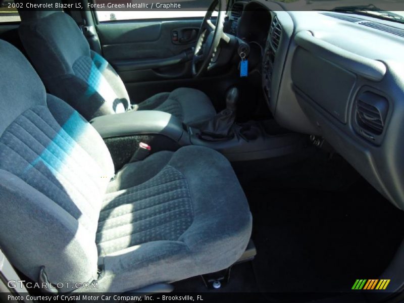 Forest Green Metallic / Graphite 2002 Chevrolet Blazer LS