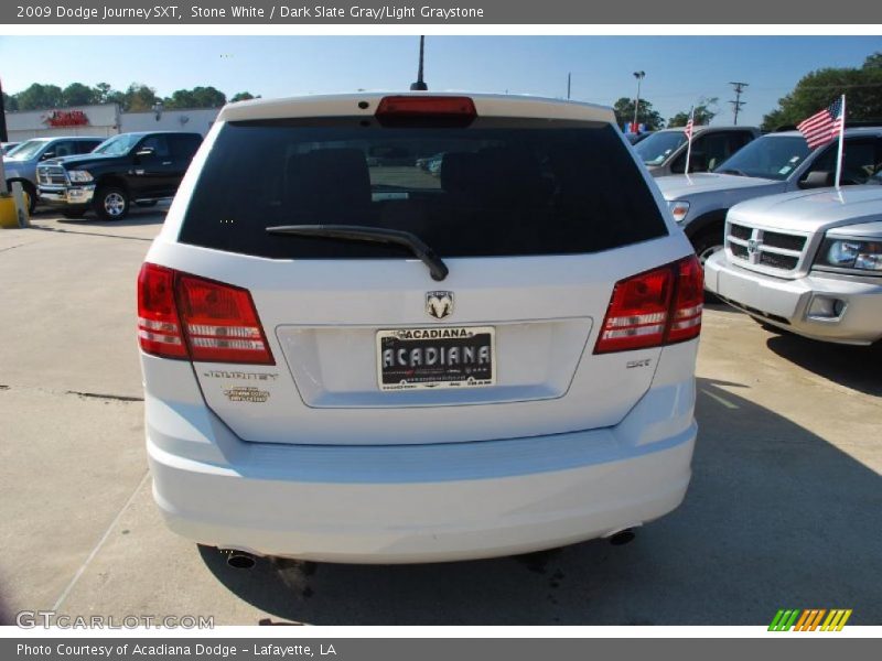 Stone White / Dark Slate Gray/Light Graystone 2009 Dodge Journey SXT
