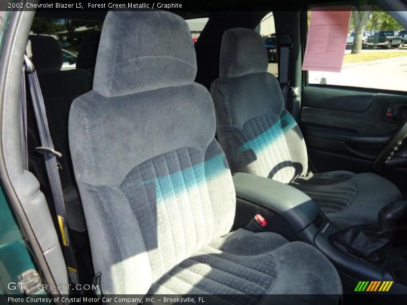 Forest Green Metallic / Graphite 2002 Chevrolet Blazer LS