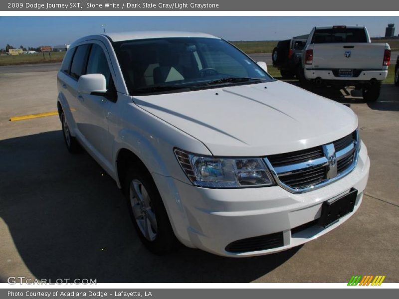 Stone White / Dark Slate Gray/Light Graystone 2009 Dodge Journey SXT