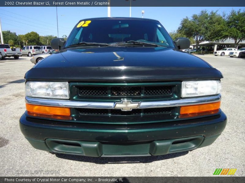 Forest Green Metallic / Graphite 2002 Chevrolet Blazer LS