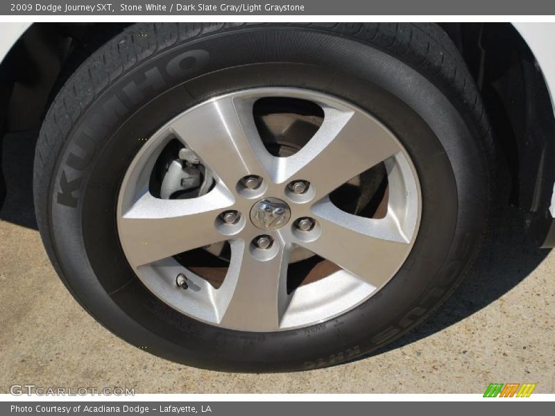 Stone White / Dark Slate Gray/Light Graystone 2009 Dodge Journey SXT