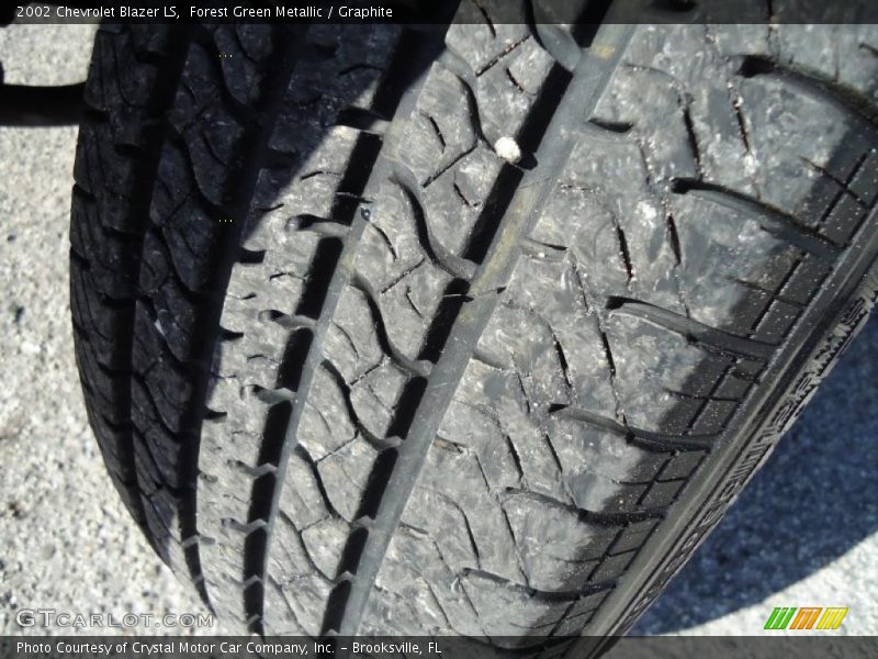 Forest Green Metallic / Graphite 2002 Chevrolet Blazer LS
