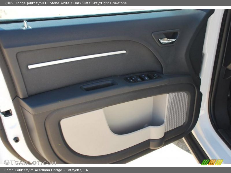 Stone White / Dark Slate Gray/Light Graystone 2009 Dodge Journey SXT