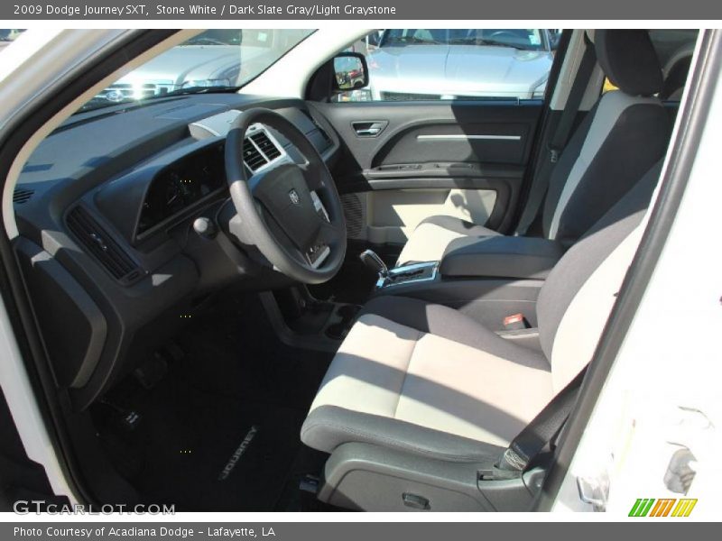 Stone White / Dark Slate Gray/Light Graystone 2009 Dodge Journey SXT