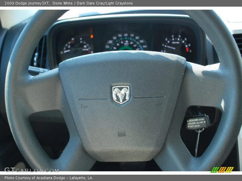 Stone White / Dark Slate Gray/Light Graystone 2009 Dodge Journey SXT