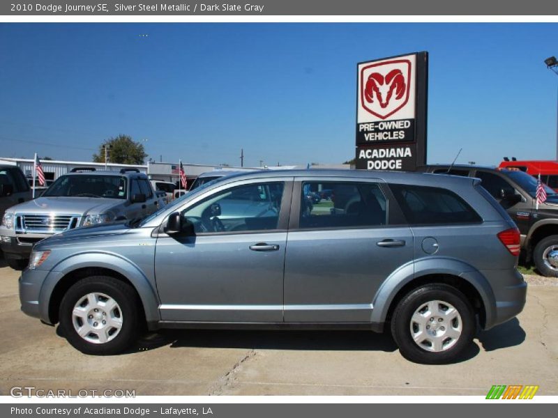 Silver Steel Metallic / Dark Slate Gray 2010 Dodge Journey SE