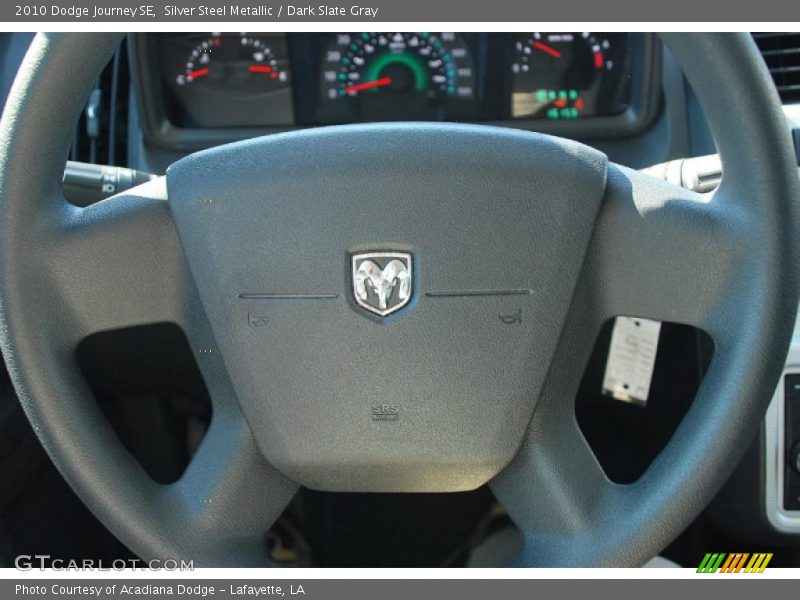 Silver Steel Metallic / Dark Slate Gray 2010 Dodge Journey SE
