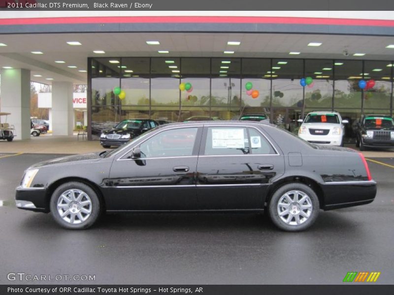 Black Raven / Ebony 2011 Cadillac DTS Premium