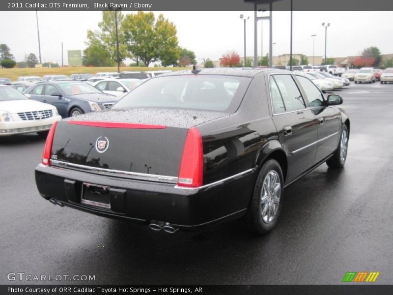 Black Raven / Ebony 2011 Cadillac DTS Premium
