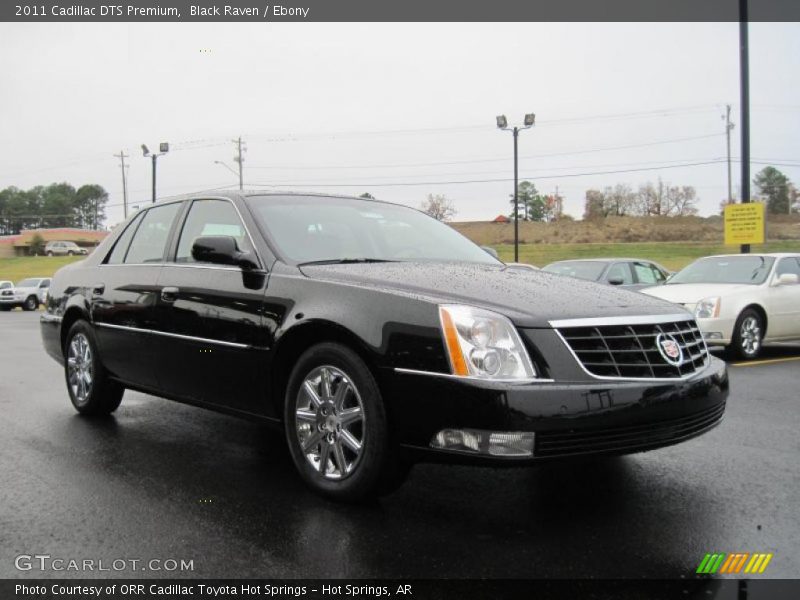 Black Raven / Ebony 2011 Cadillac DTS Premium