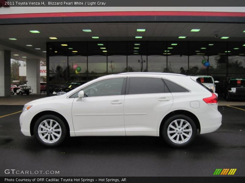 Blizzard Pearl White / Light Gray 2011 Toyota Venza I4