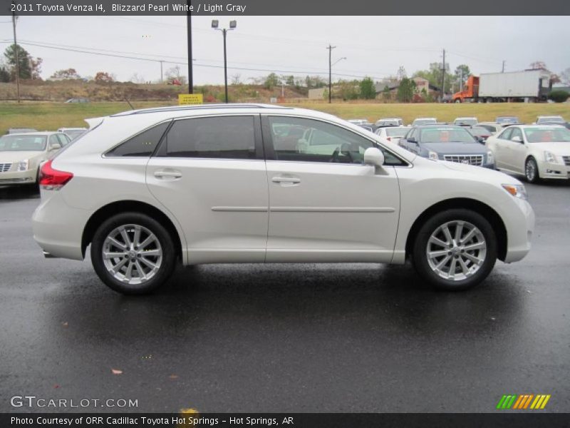 Blizzard Pearl White / Light Gray 2011 Toyota Venza I4