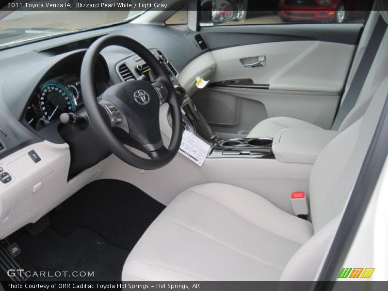 Light Gray Interior - 2011 Venza I4 