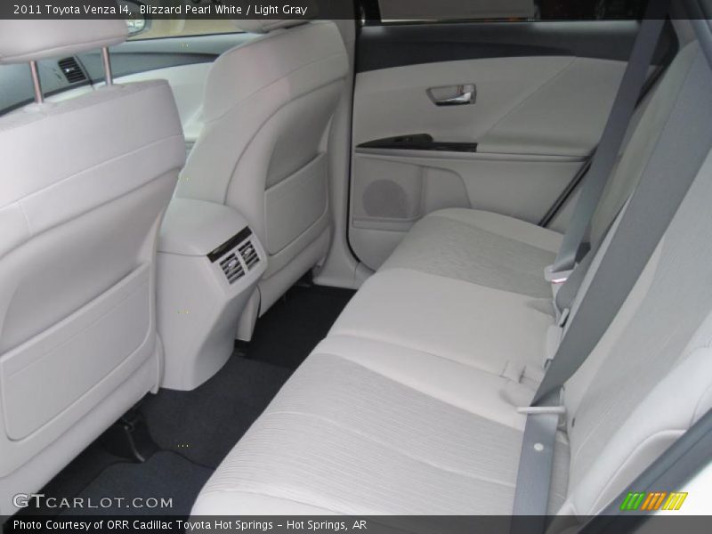  2011 Venza I4 Light Gray Interior
