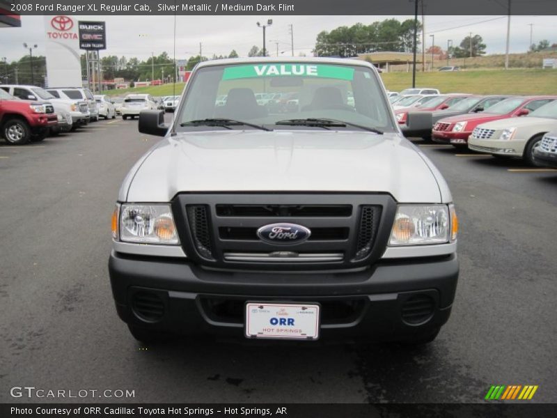 Silver Metallic / Medium Dark Flint 2008 Ford Ranger XL Regular Cab