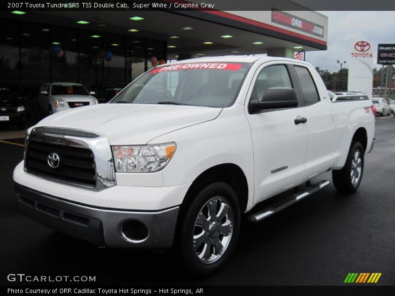Super White / Graphite Gray 2007 Toyota Tundra SR5 TSS Double Cab